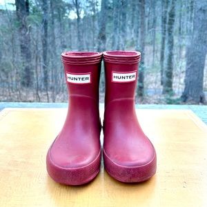 Toddler Hunter Boots Size 4UK/5US/21